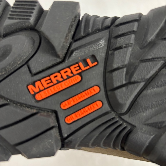 Merrell Work Moab Onset Mid Composite Toe Waterproof Boots Size Men's 7 -/ W8.5 - Picture 14 of 14